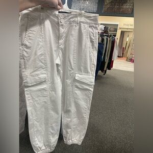Sanctuary Standard Surplus Women’s Crisp White Cargo Pants - NWOT